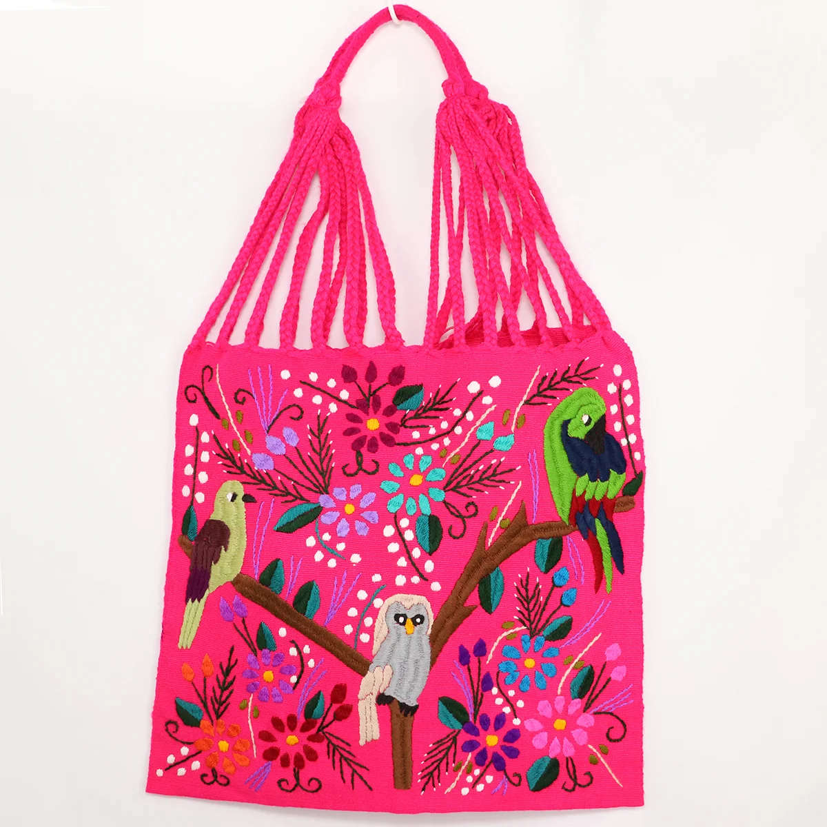 メキシコ シナカンタン 刺繍ハンモックバック 48 ハンドメイド トートバッグ メキシコ輸入雑貨 通販 メキシー