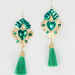 オハラタ ブリキピアス コラソンハート メキシコ 031