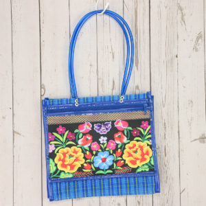 メルカドメッシュトートバッグ 花柄 S メキシコ製 004