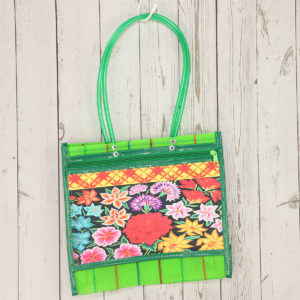 メルカドメッシュトートバッグ 花柄 S メキシコ製 005