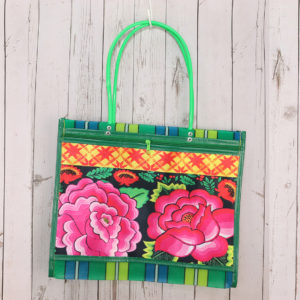 メルカドメッシュトートバッグ 花柄 メキシコ製 003